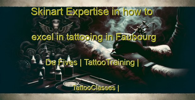 Skinart Expertise in how to excel in tattooing in Faubourg De Fives | TattooTraining | TattooClasses | SkinartTraining-France